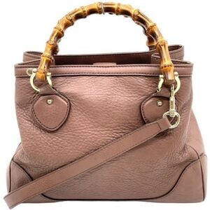 Gucci Diana Bamboo Leather Bag